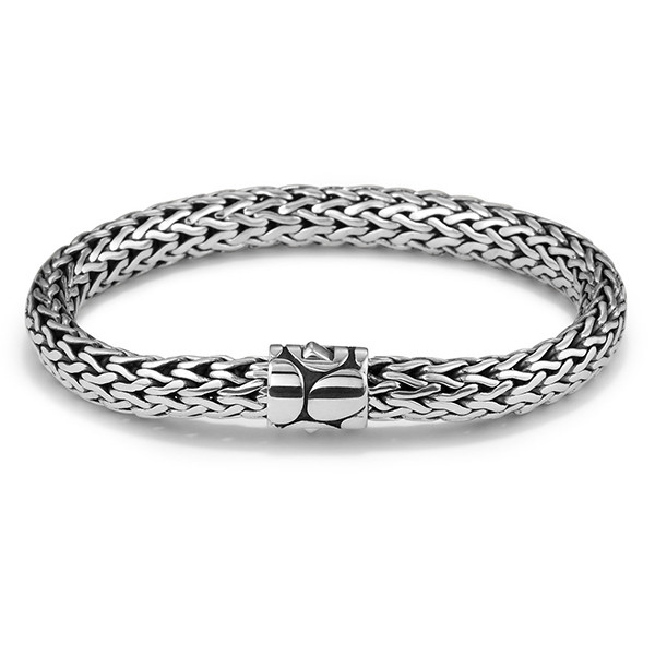 John Hardy Classic Chain 7.45mm Silver Bracelet with Kali Clasp