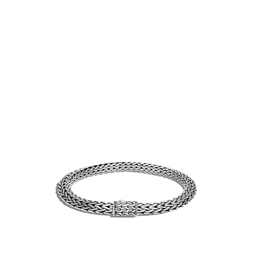 John Hardy Classic Chain Silver Bracelet - 6.4mm front view