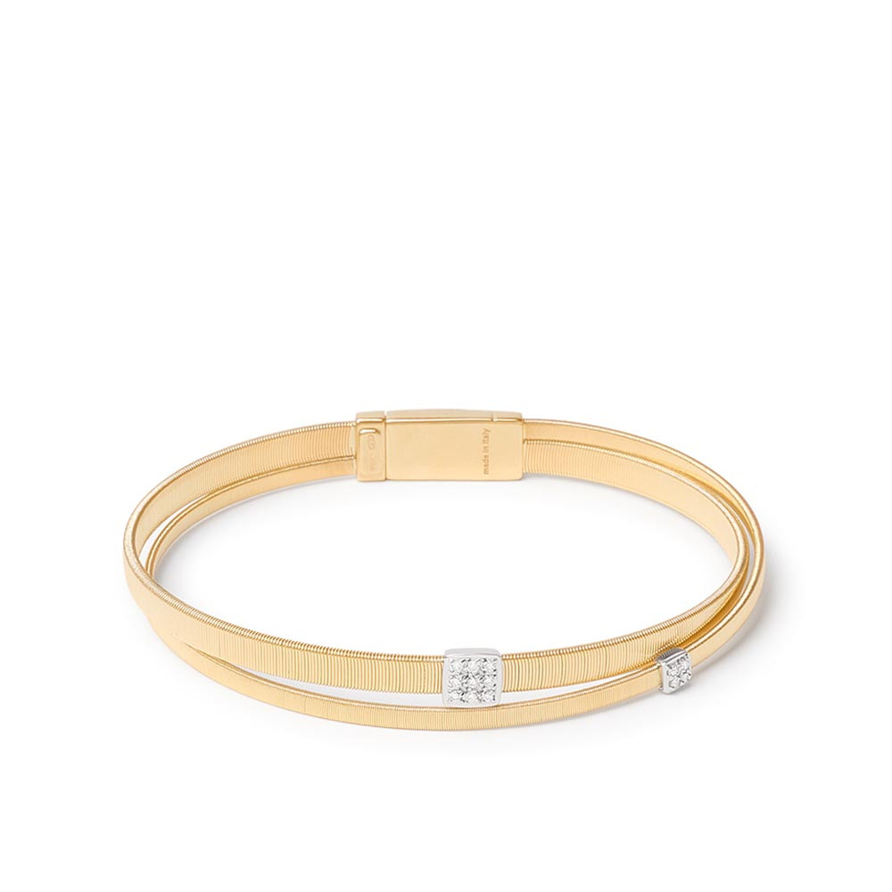 18 kt gold bracelet , YG 750/000, links polished respect… | Drouot.com