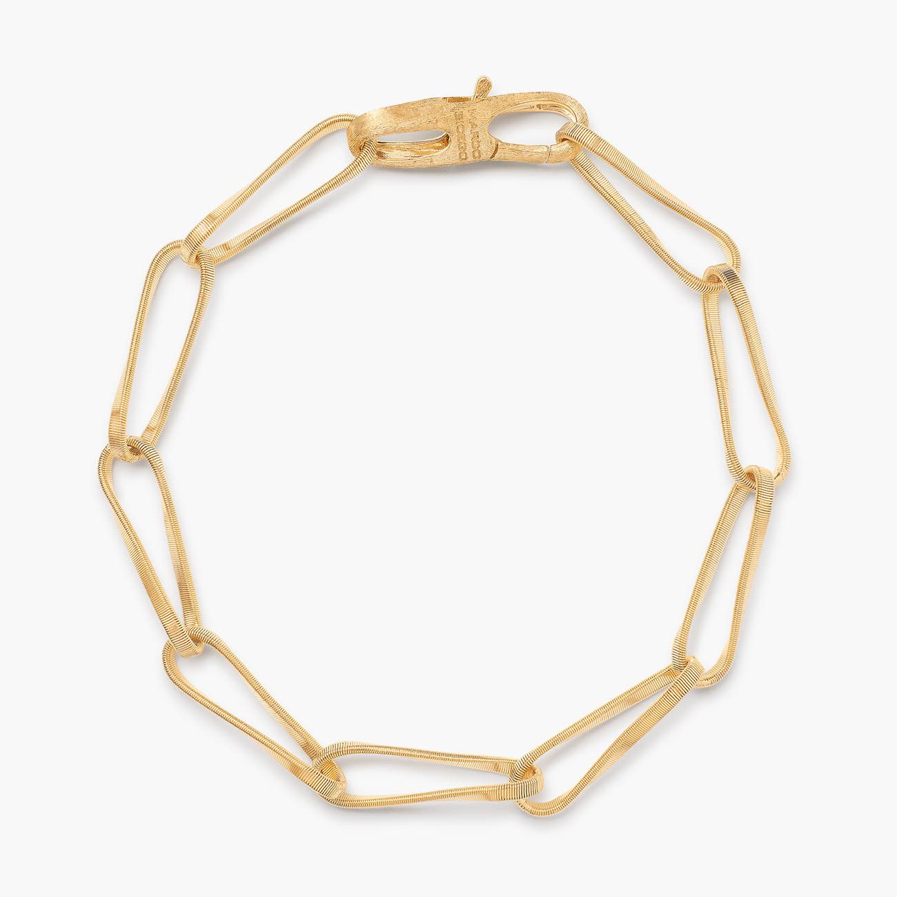 Oval Twist Link Gold Bracelet with Diamonds, .85 Carat, 14K Yellow and –  Fortunoff Fine Jewelry