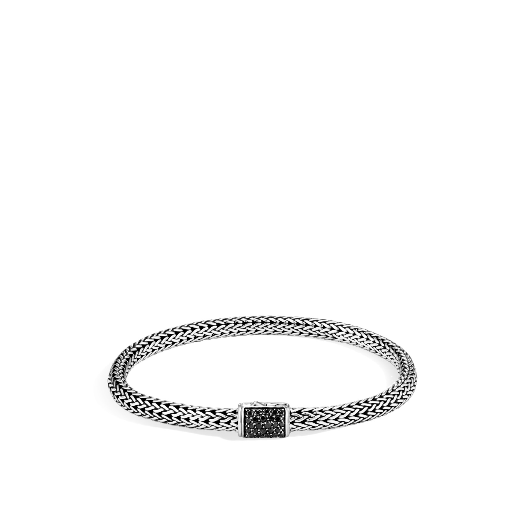 John Hardy Reversible 5mm Sapphire Bracelet in Silver FRONT IMAGE