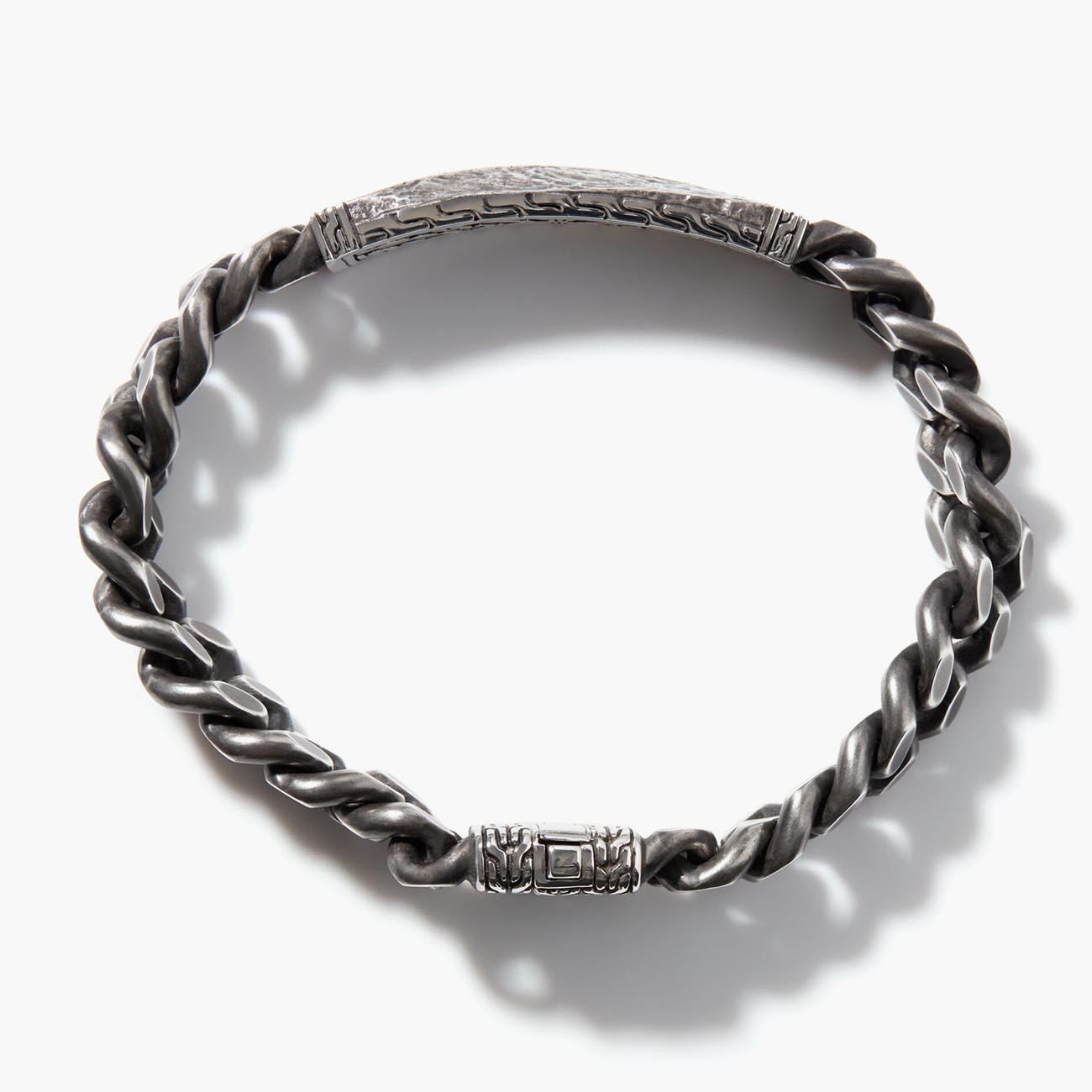 John Hardy Reticulated Curb Chain Bracelet Profile