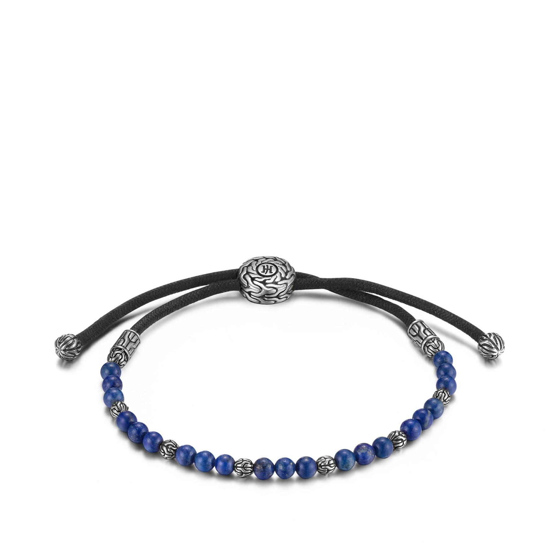 John Hardy Blue Lapis Lazuli Bead Classic Chain Bracelet