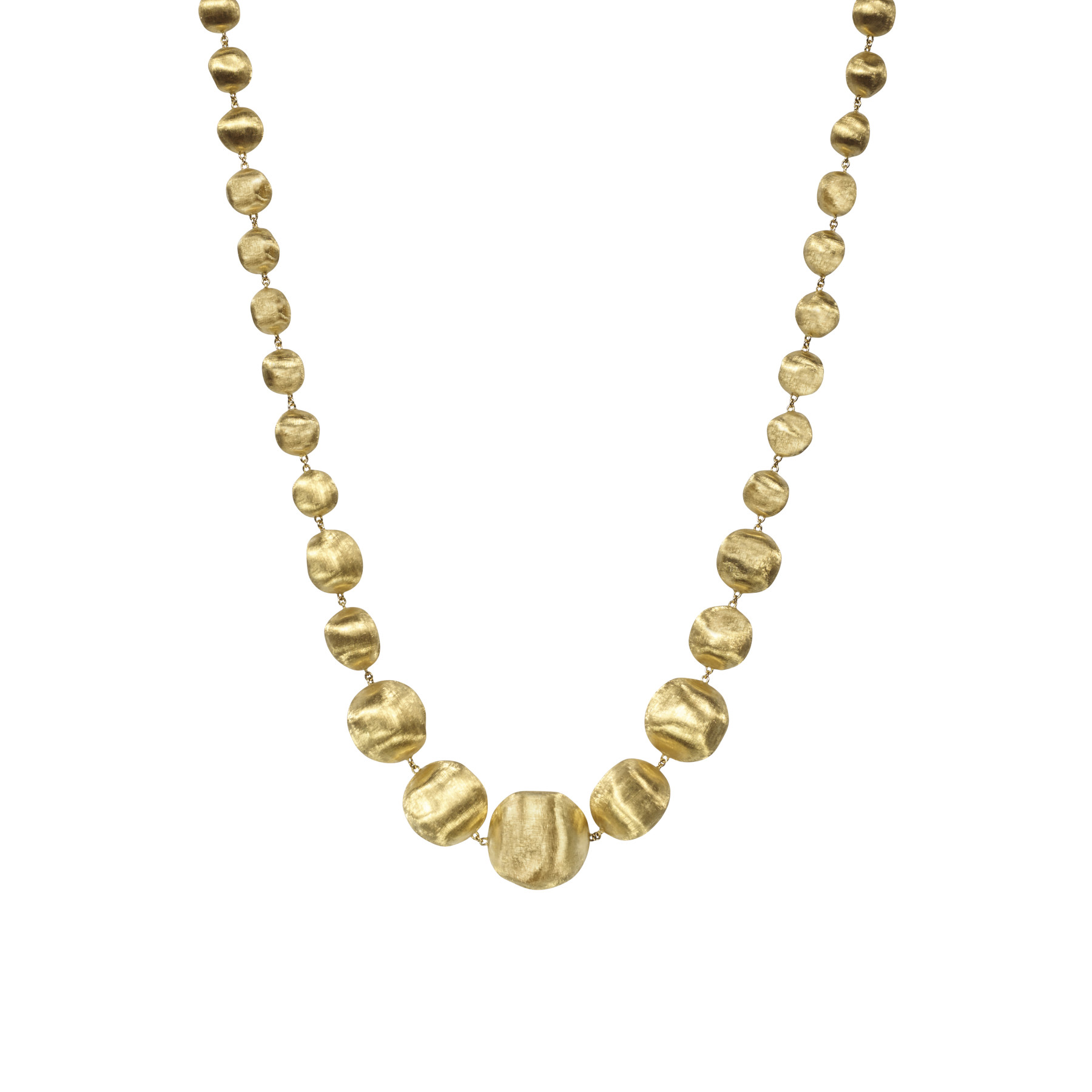 Marco Bicego Africa Graduated 18K Gold Boule Necklace
