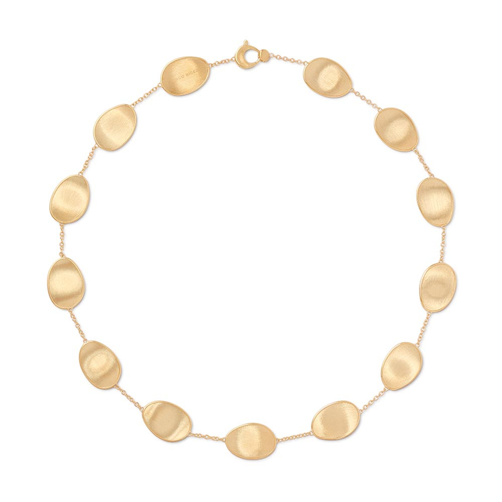 Marco Bicego Lunaria Mother of Pearl Station Necklace Full