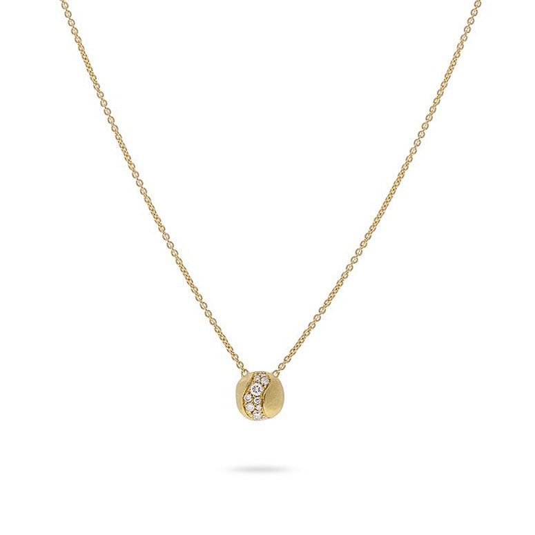 Marco Bicego Africa Constellation Yellow Gold Diamond Small Pendant Necklace