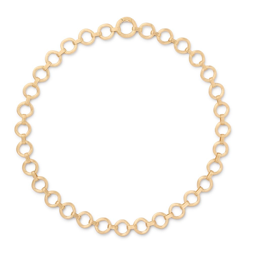 Marco Bicego Jaipur Gold Link Collar Necklace Full