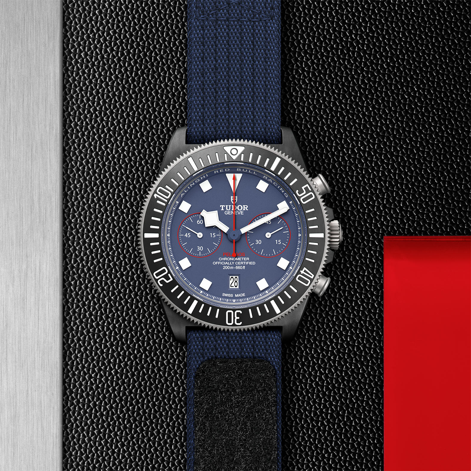 TUDOR Pelagos FXD with 42mm Black Composite Case Laying Down