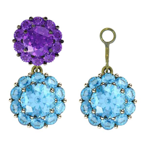 Color My Life Alexandrite Earring Jacket Example