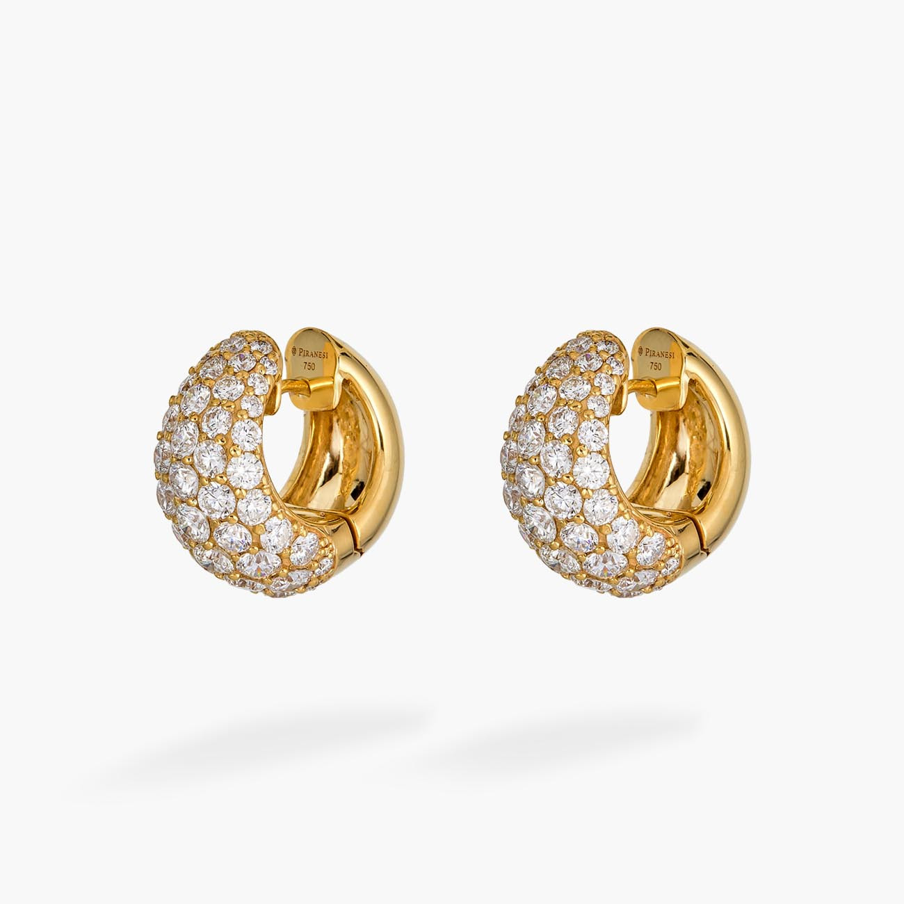 Piranesi Diamond Dome Earrings 