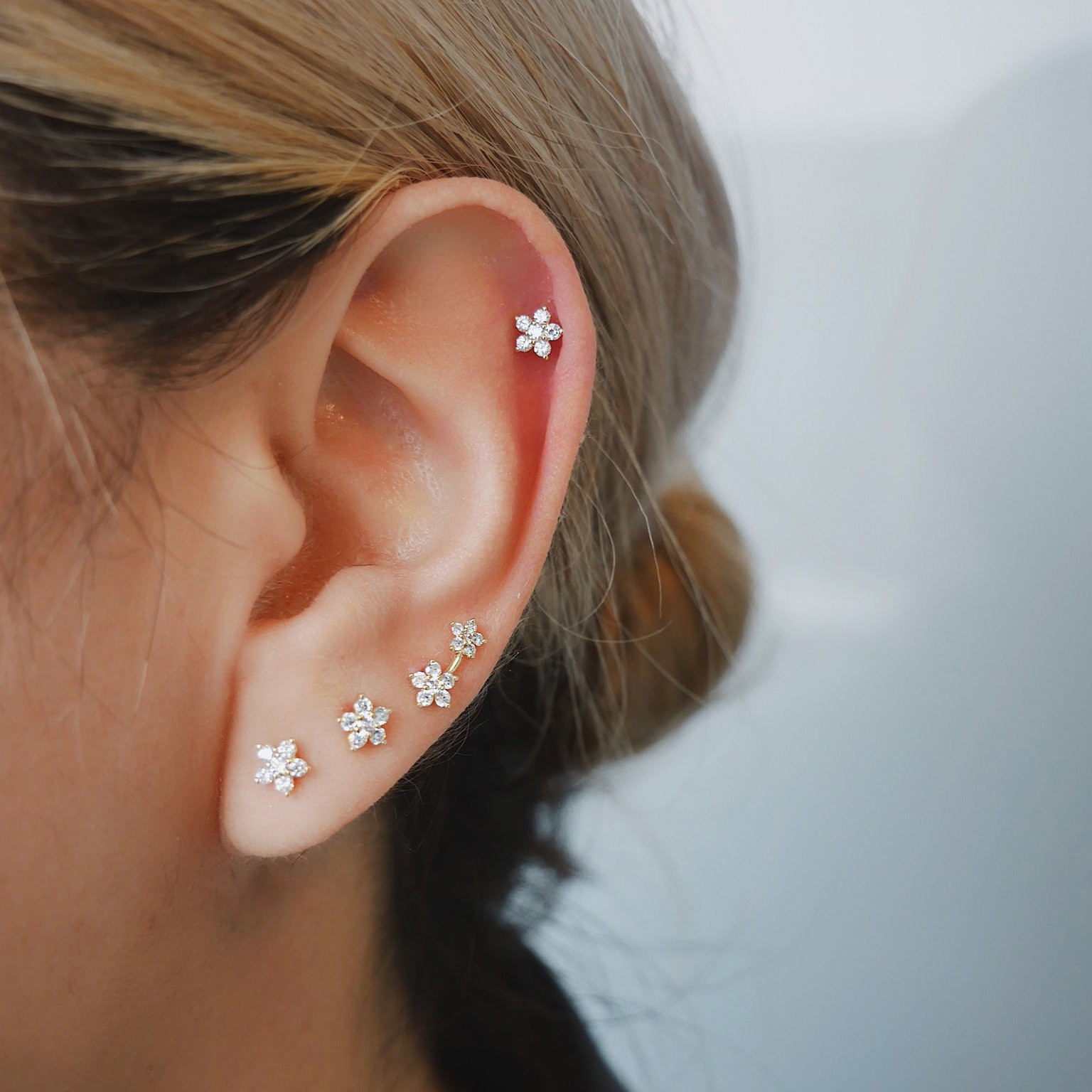 Flower Stud Earrings 