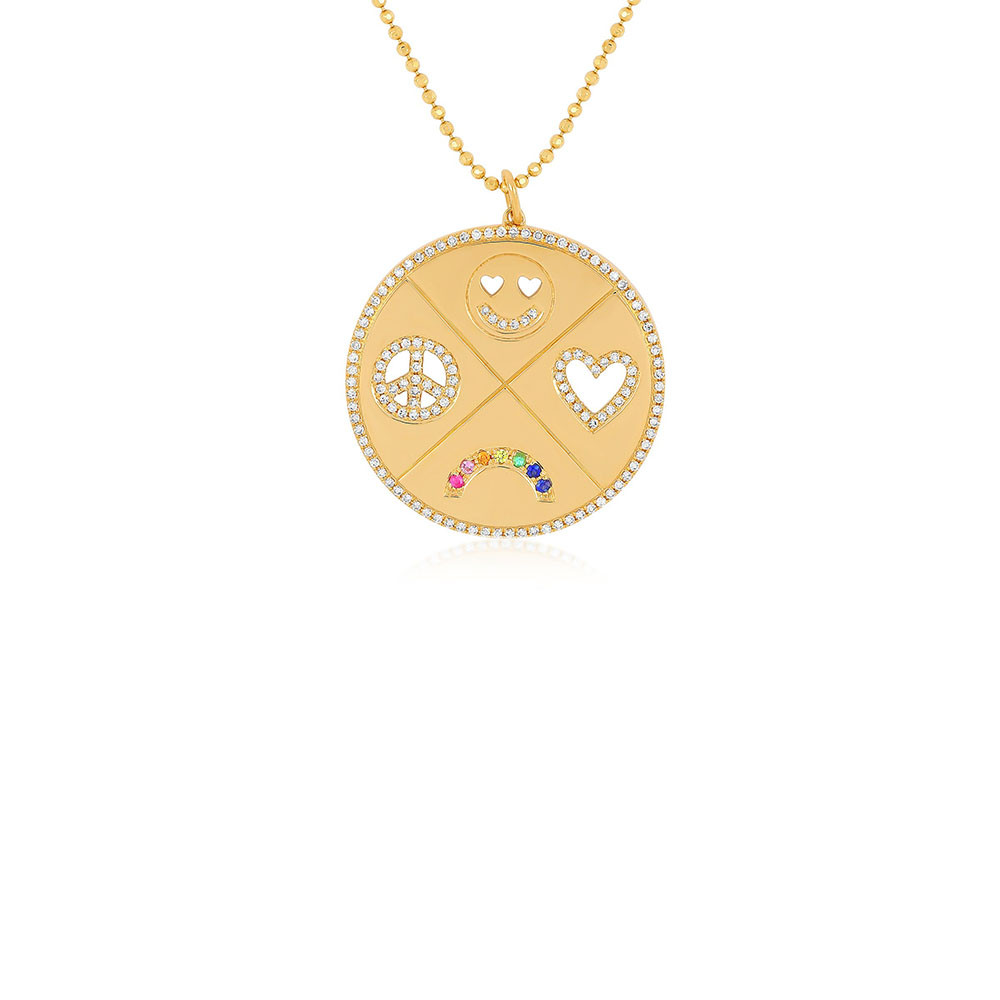 EF Collection Diamond Happiness Necklace