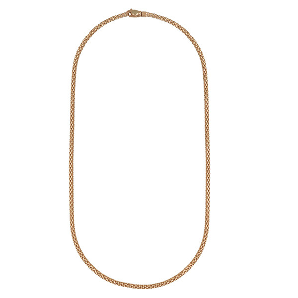 Fope 18" Classic 2.8mm Rose Gold Mesh Necklace 