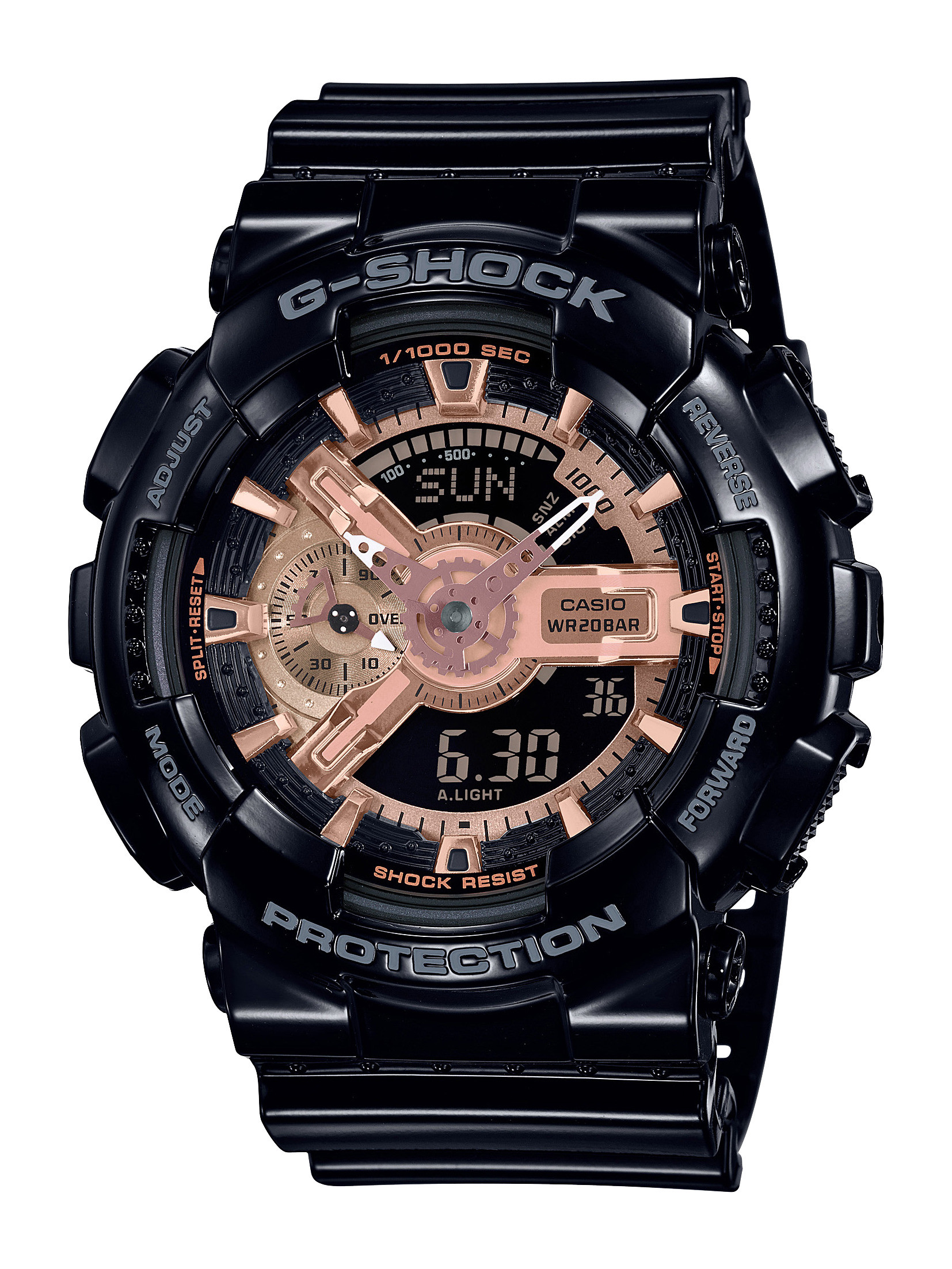 G-Shock Analog-Digital Black & Metallic Watch