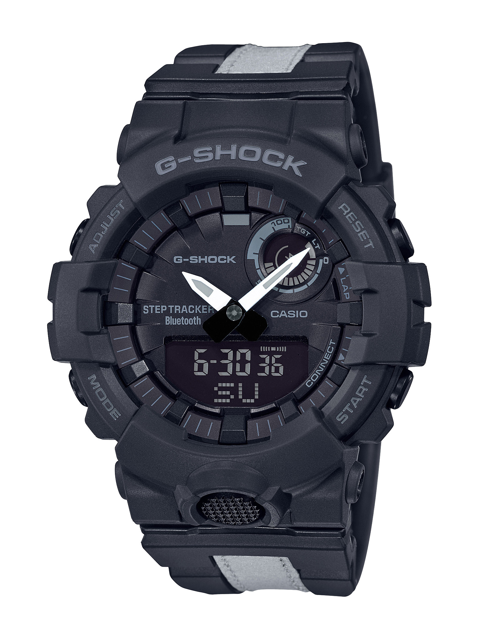 G-SHOCK GBA800LU-1 Black Analog Digital Watch –54mm
