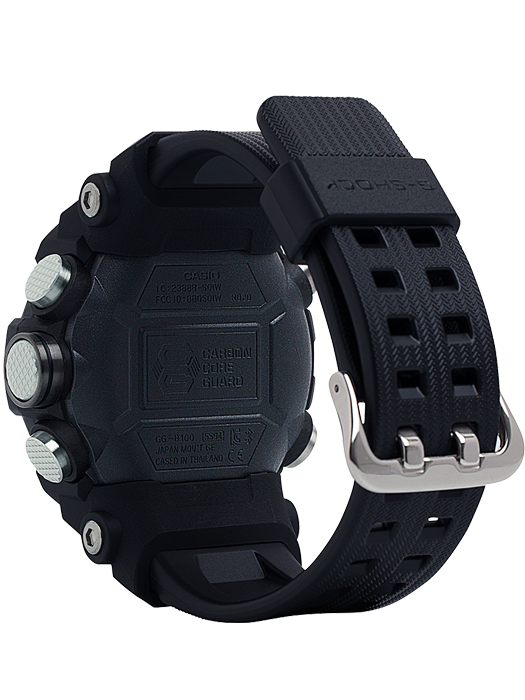 G-Shock Master of G GGB100-1B Black Analog Digital Watch back view