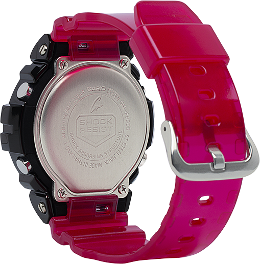G-Shock GM6900B-4 Red Stainless Steel Digital Watch – Limited Edition back view