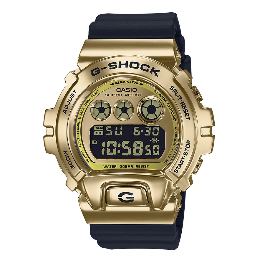 G-Shock GM6900G-9 Yellow Gold IP Stainless Steel Digital Watch main view