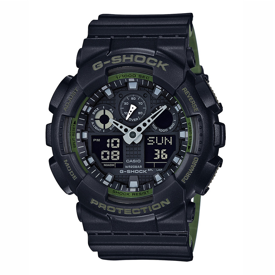 Casio G-Shock Military Green & Black Accent Resin Watch