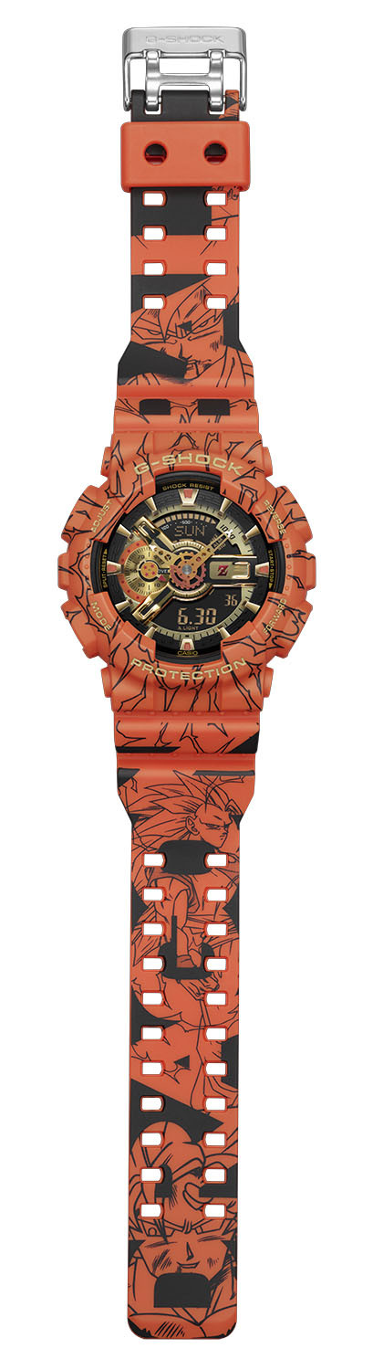 G-Shock Dragon Ball Z Digital Watch, Orange and Black Resin, 51mm 
