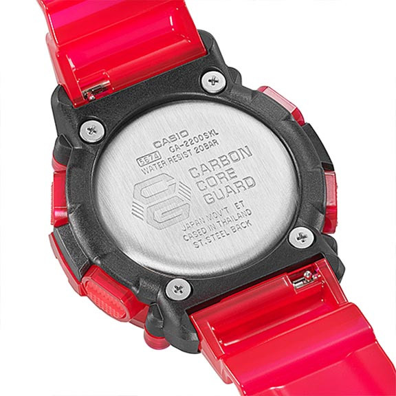 G-Shock Sound Wave Red Skeleton Watch