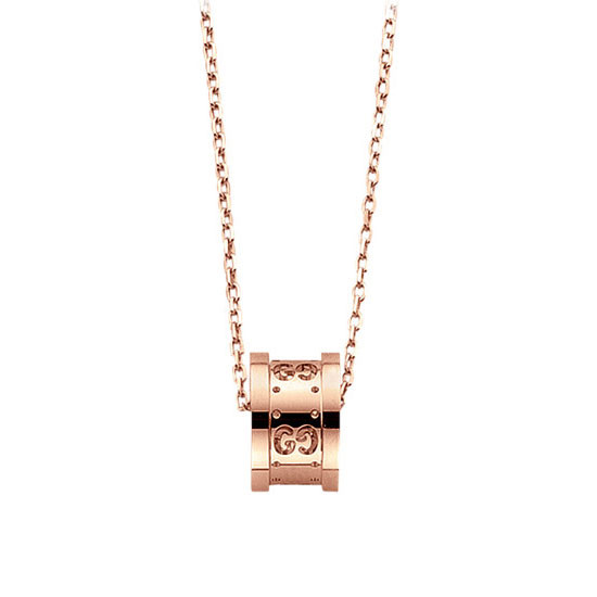 Gucci Icon Twirl Rose Gold Necklace