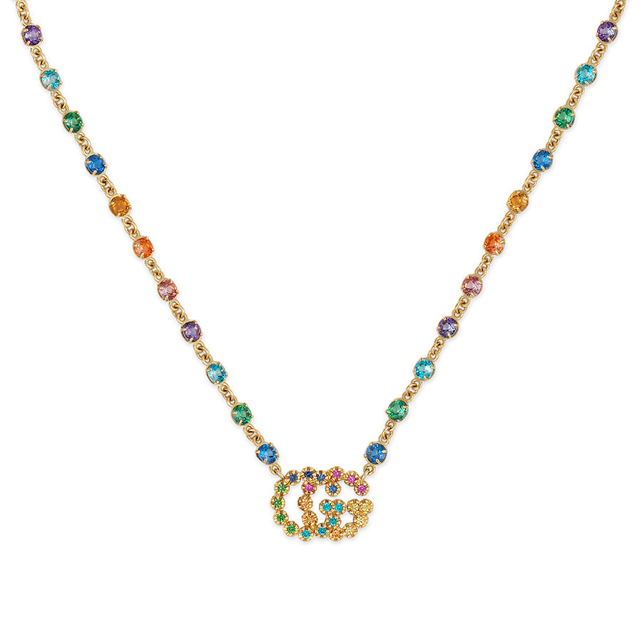 gucci rainbow necklace
