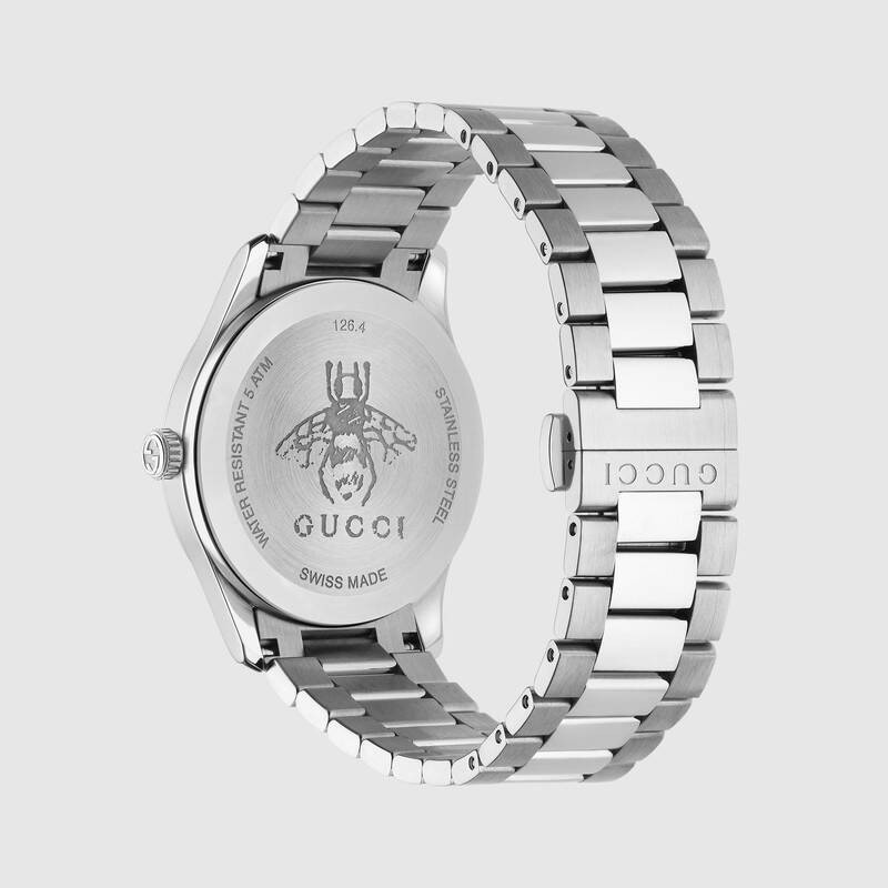 Gucci G-Timeless 38mm Stainless Steel Watch back view