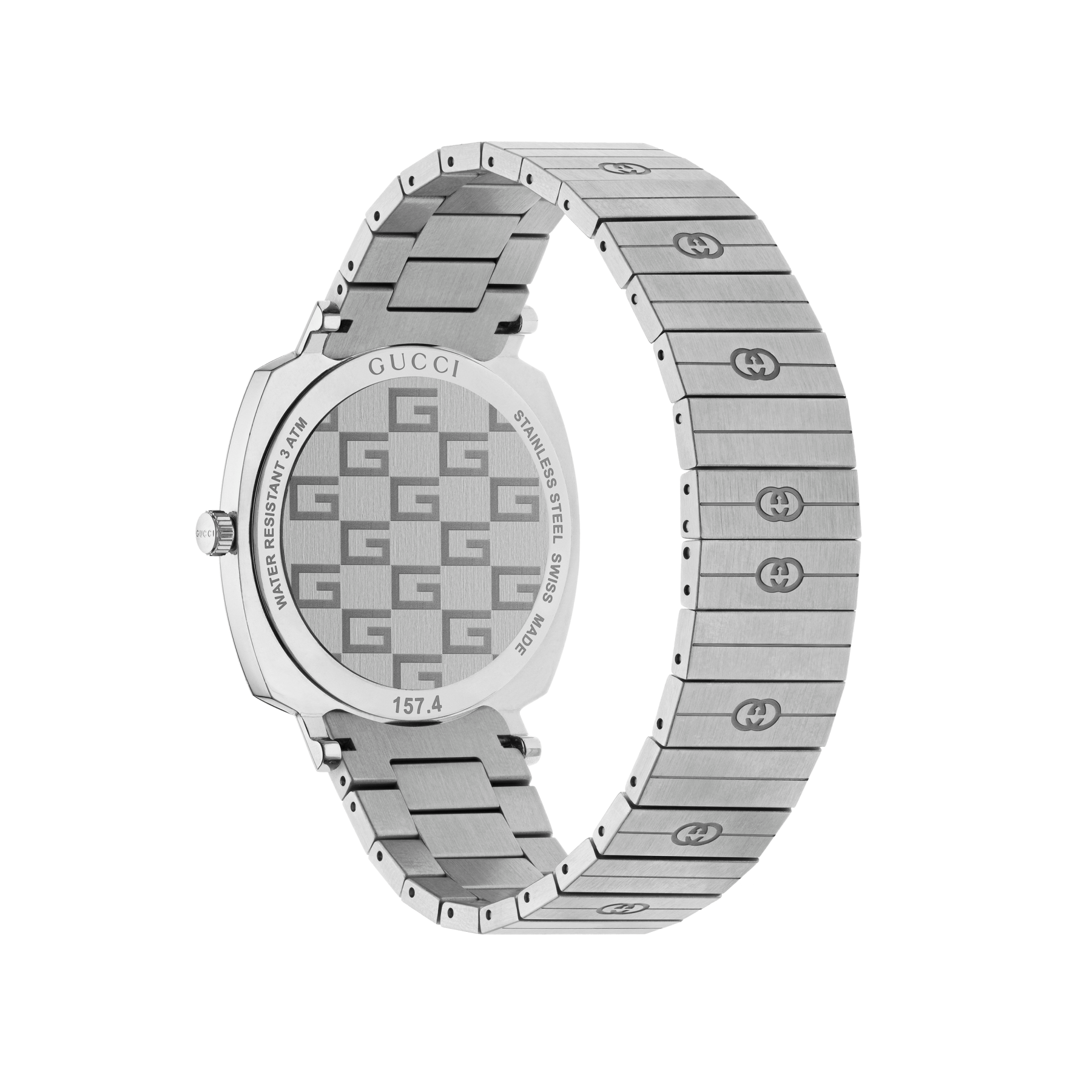 Gucci Grip Stainless Steel Watch – 38mm back view