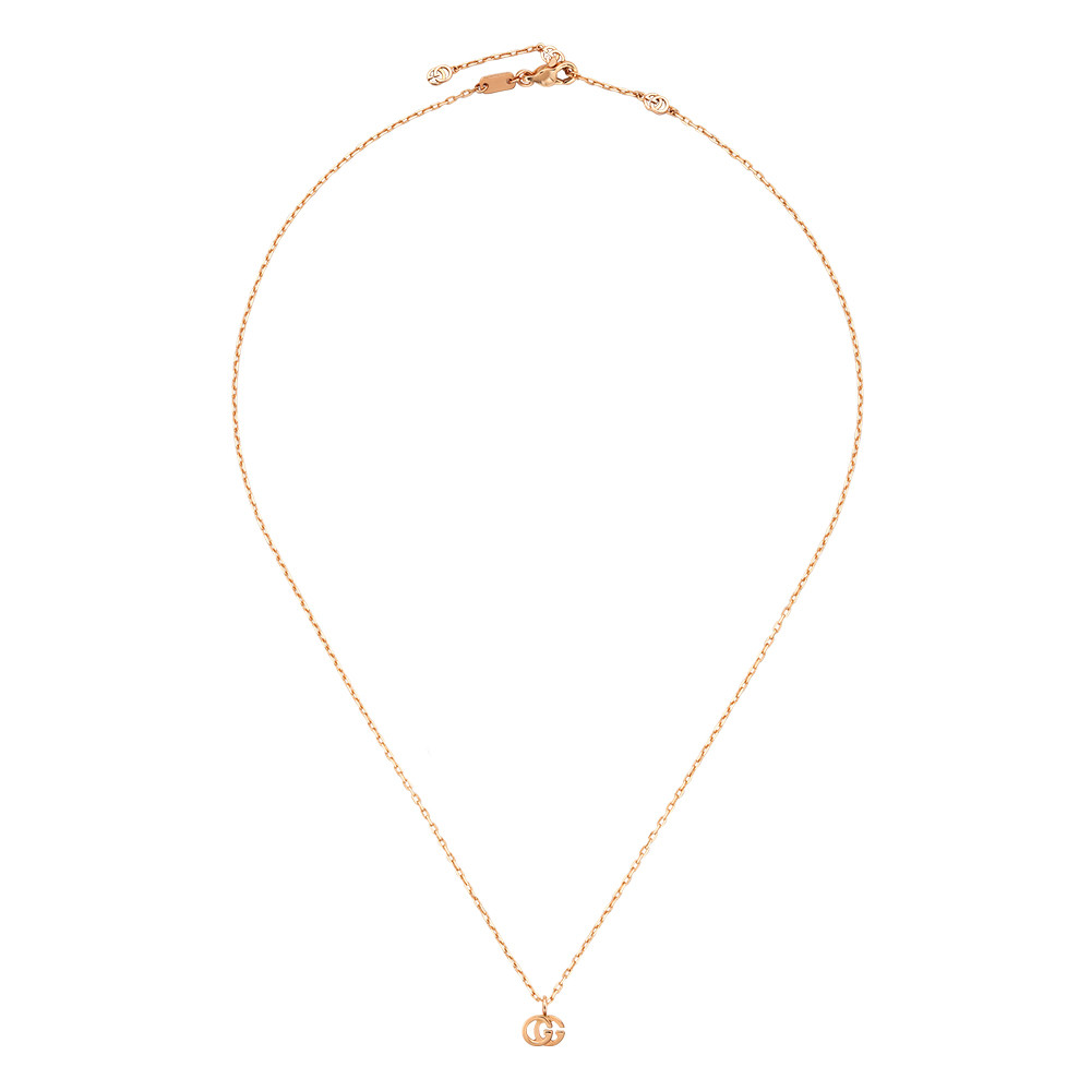 Gucci GG Running Rose Gold Necklace