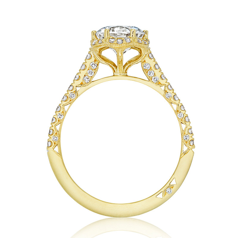 Tacori HT2547RD7 Diamond Bloom Yellow Gold Engagement Ring