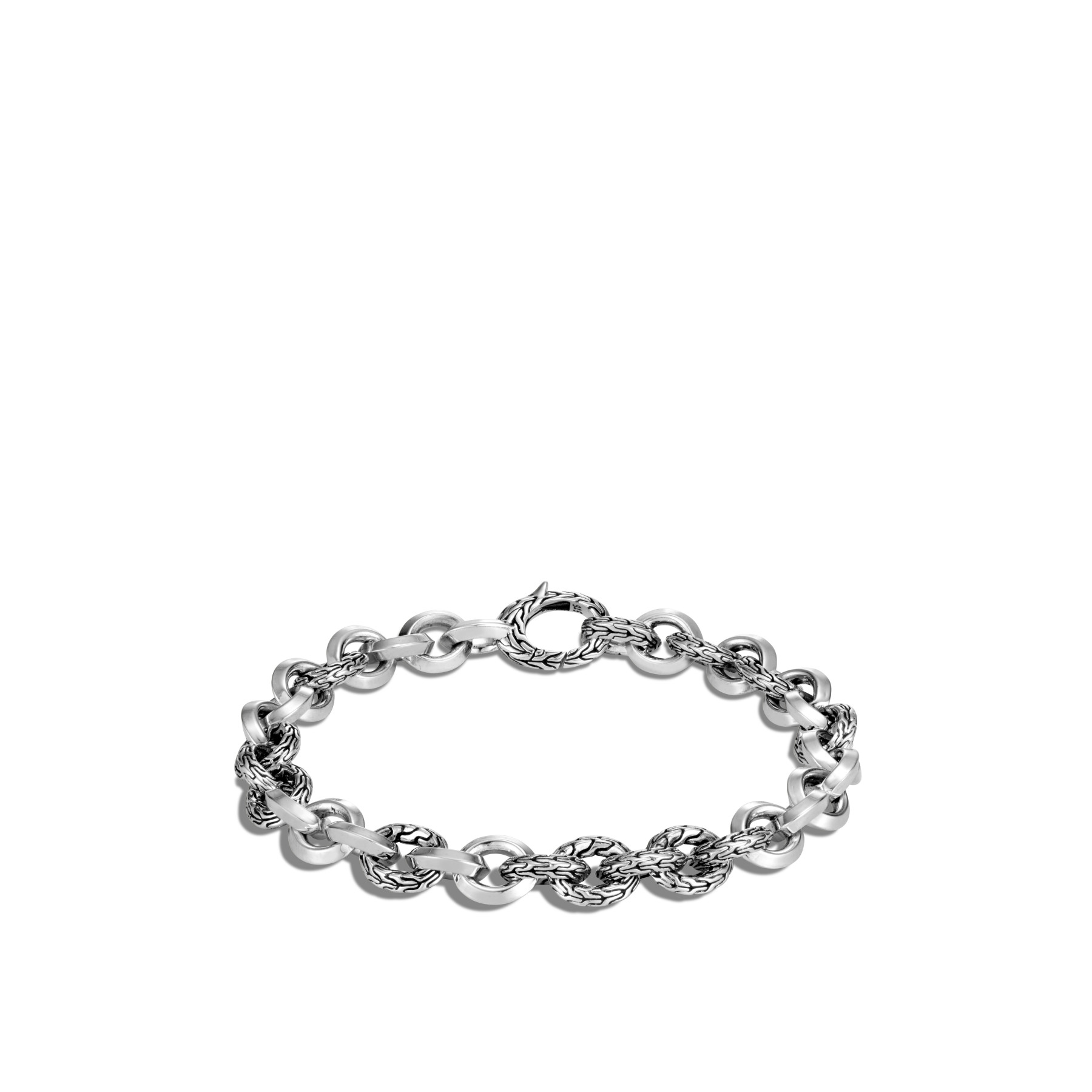 John Hardy Classic Chain Sterling Silver Link Bracelet front view