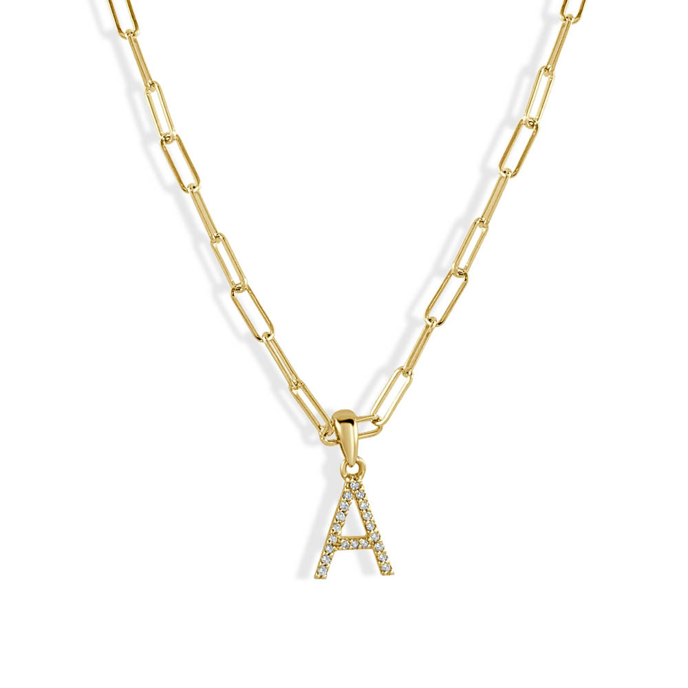Paper Clip Chain Necklace - Universal Thread™ Worn Gold : Target