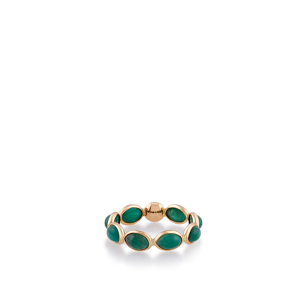 Tresor Mosaico Marquise Emerald Gemstone Ring