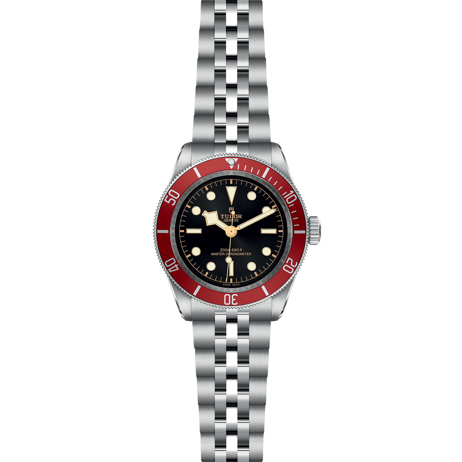 TUDOR Black Bay with 41mm Steel Case and Steel Bracelet M7941A1A0RU-0003 Watch Front Facing