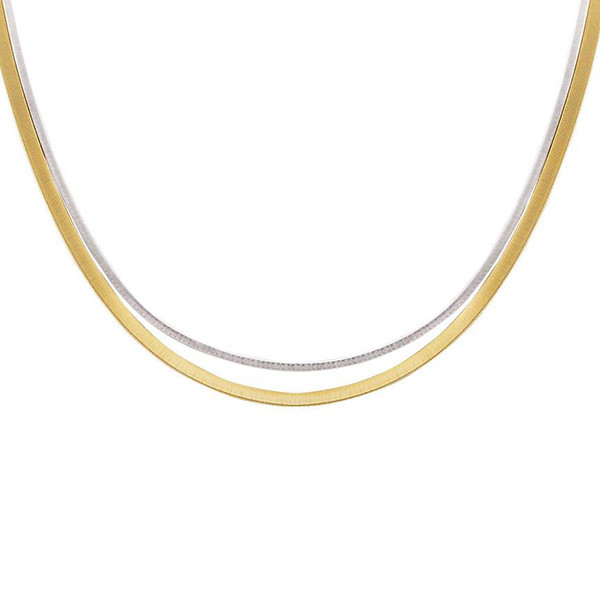 Marco Bicego Masai Two-Tone Double Strand Necklace