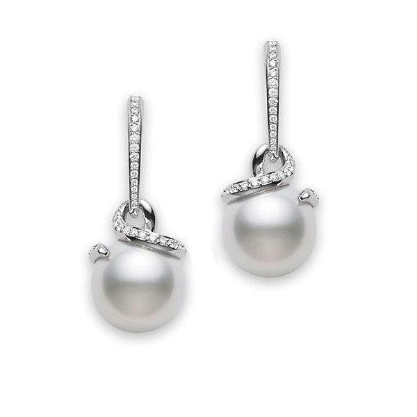 Mikimoto Twist PEA1054NDW South Sea Pearl Earrings