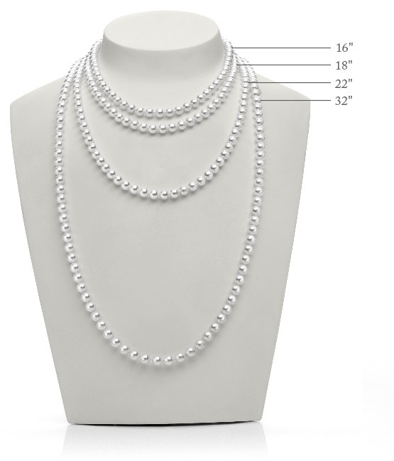 Mikimoto Adjustable Double Strand Akoya Pearl Necklace Pearl Length