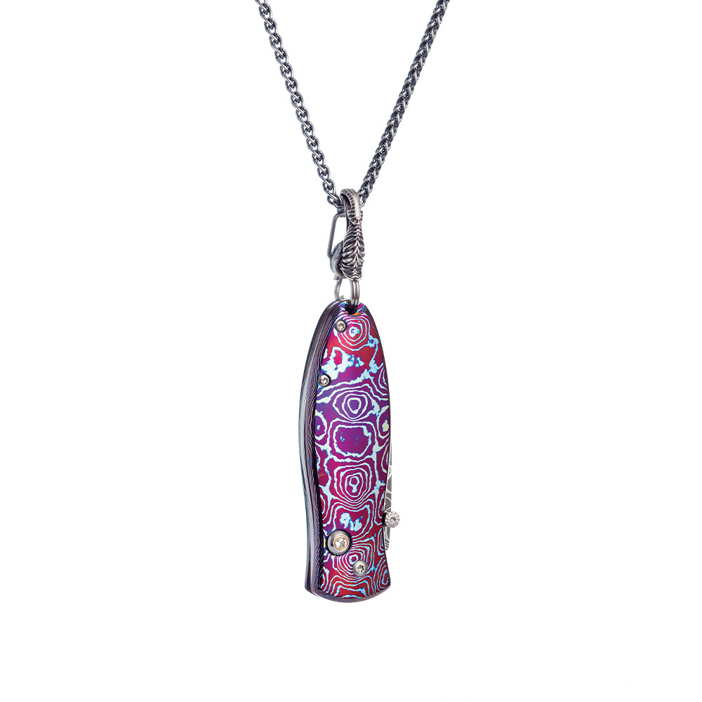 William Henry Cosmos Pocket Morpheus Knife Necklace on Chain