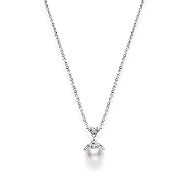 Mikimoto Embrace Akoya Pearl Pendant Necklace