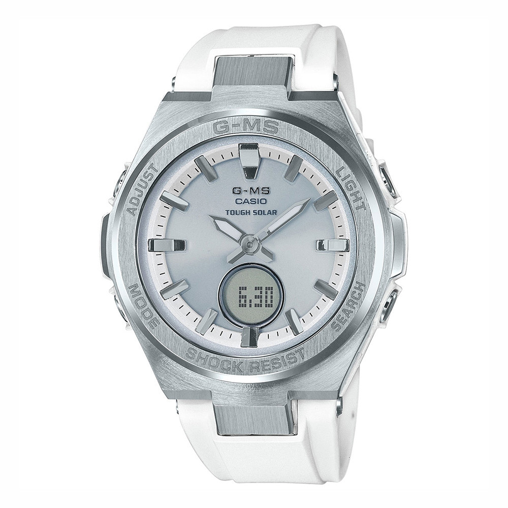 G-Shock Baby-G G-MS Steel White Solar Watch