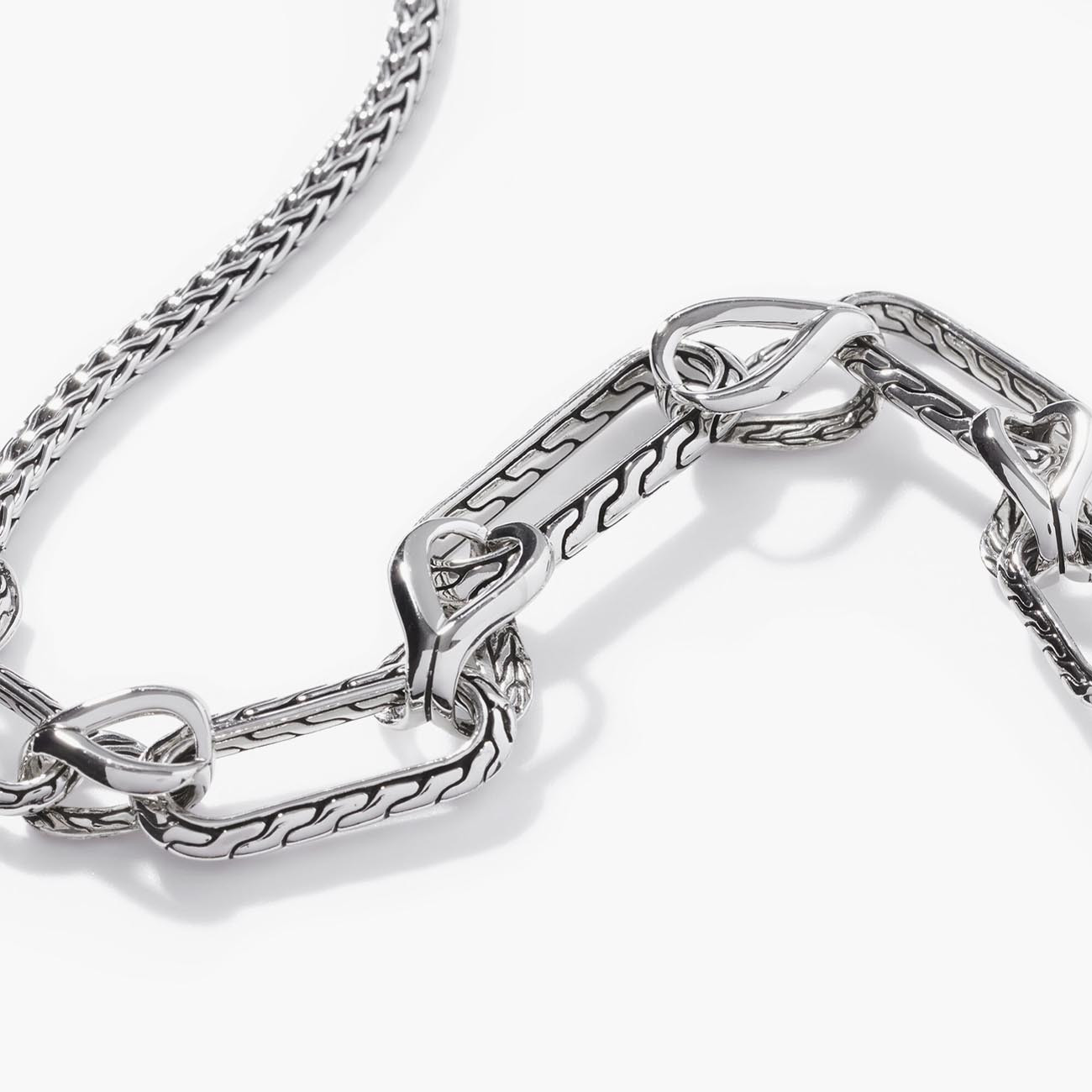 John Hardy Asli Classic Chain Slim Link Necklace Closeup