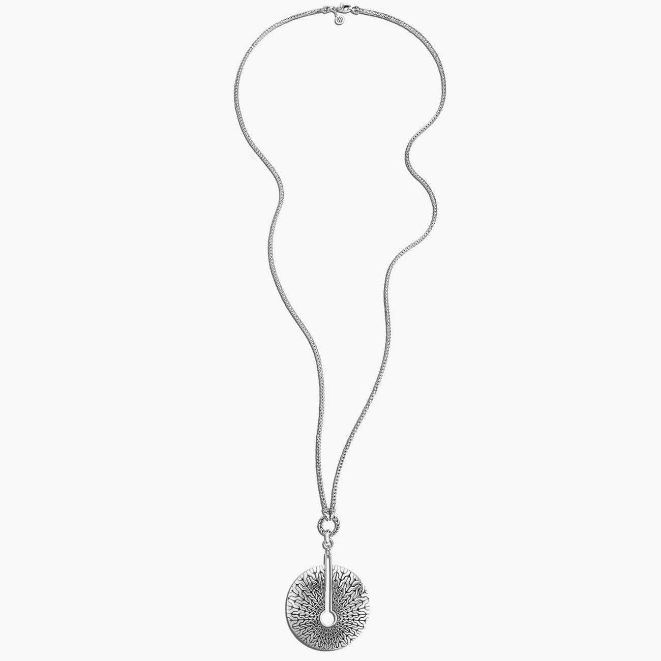 John Hardy Classic Chain Long Radial Pendant Necklace