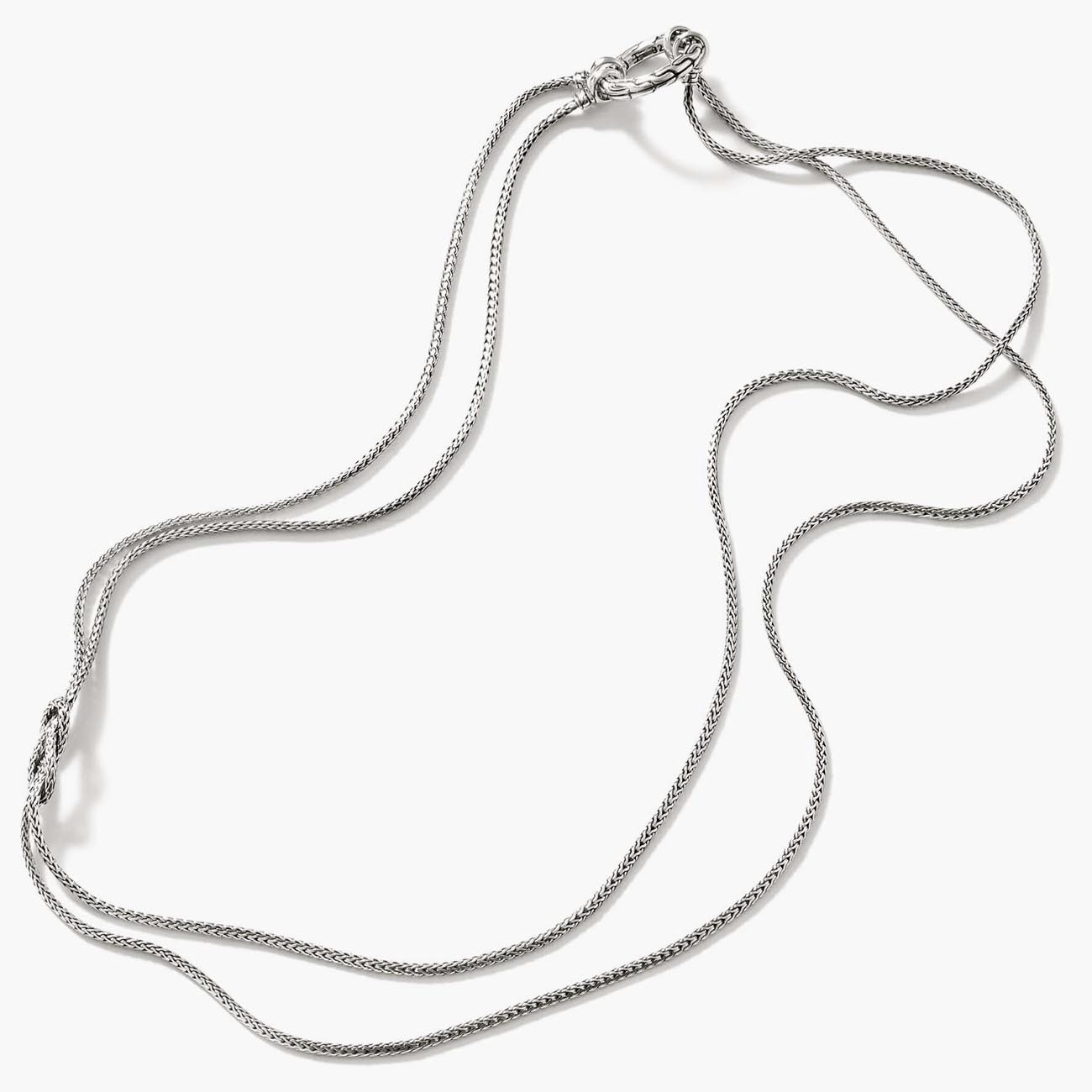 John Hardy Classic Chain Silver Manah Chain Necklace, NB900908X18-24