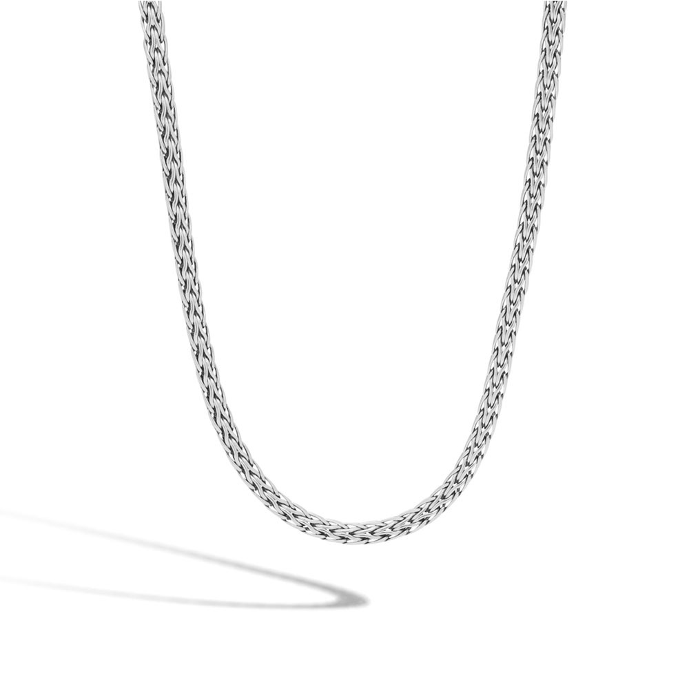 John Hardy Classic Chain 33.50mm Silver 36" Necklace with Lobster Clasp