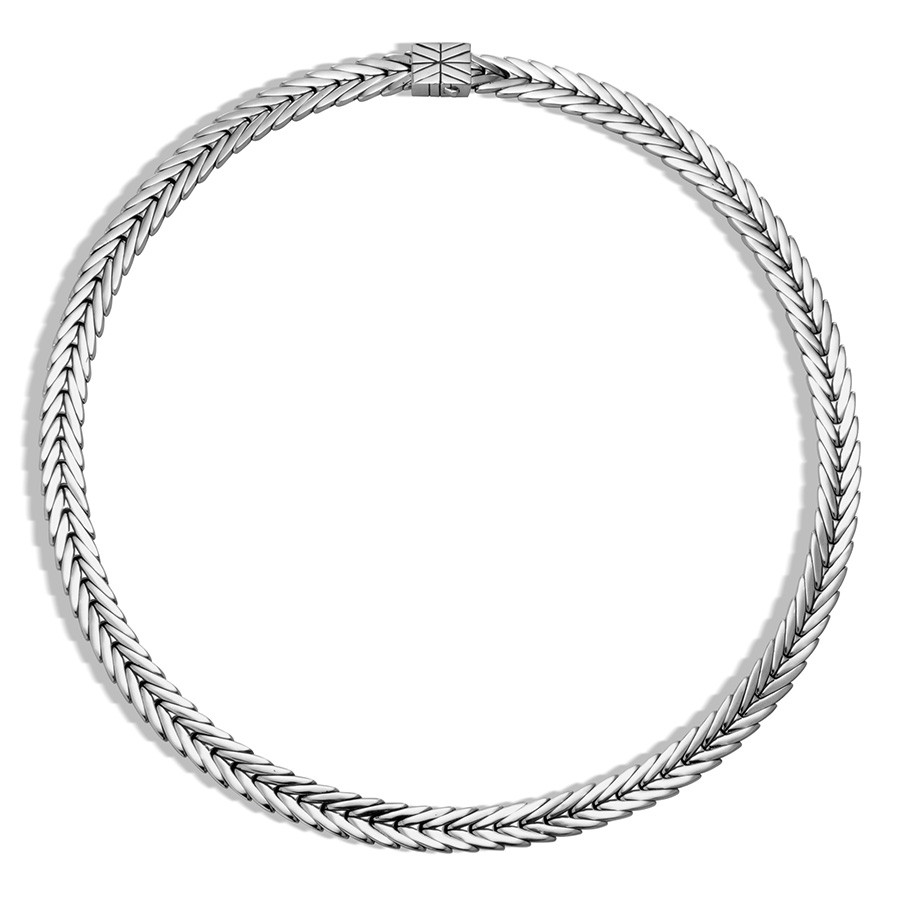 John Hardy Silver 8mm Modern Chain Necklace