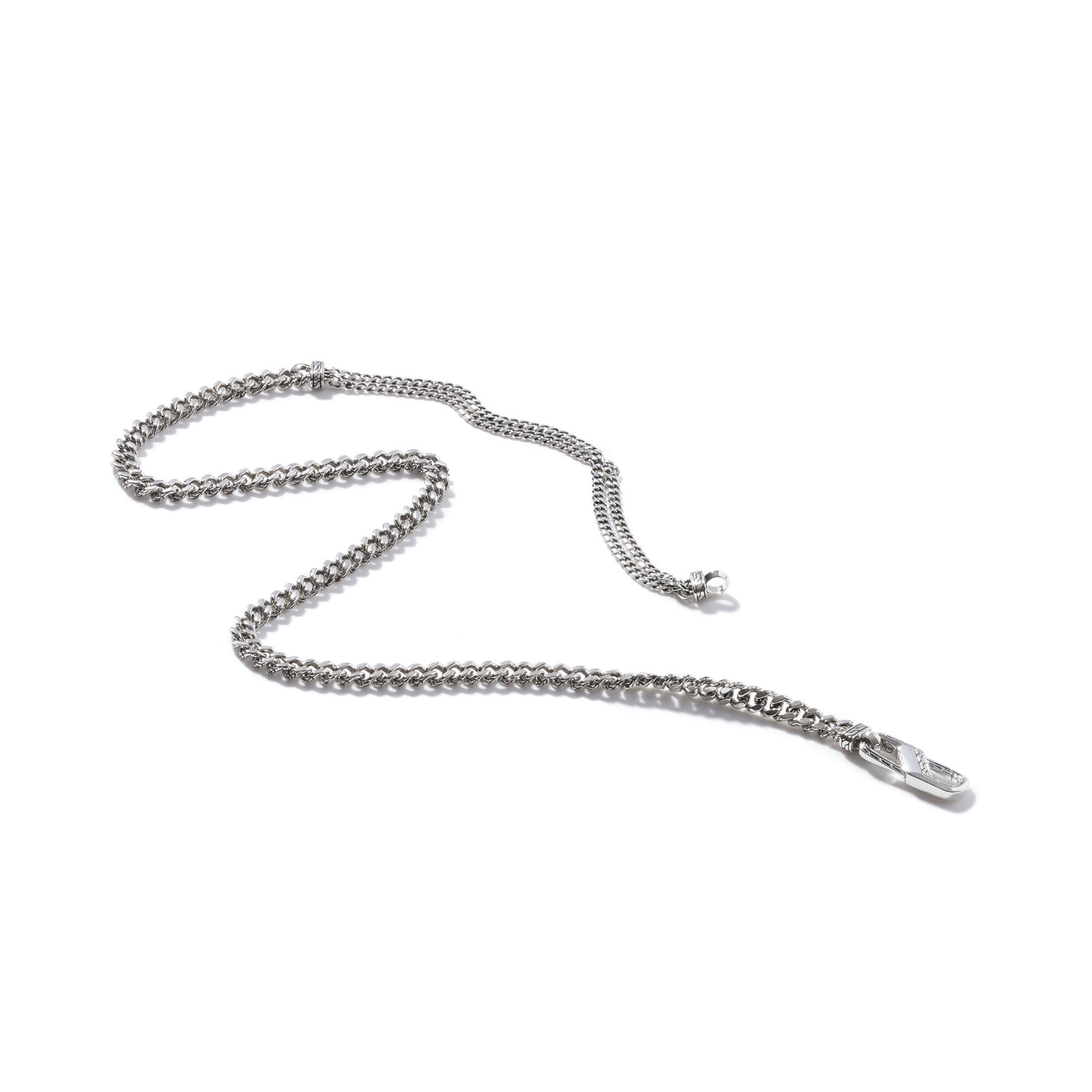 John Hardy Classic Chain Silver 7mm Curb Link Necklace in Metallic for Men Mens Jewellery Necklaces 