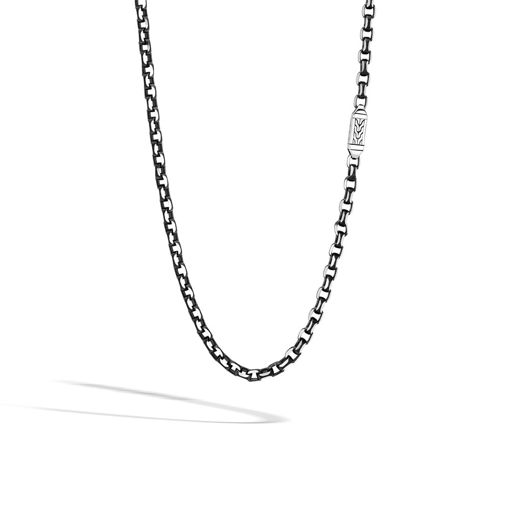 John Hardy Classic Box Chain Necklace in Sterling Silver