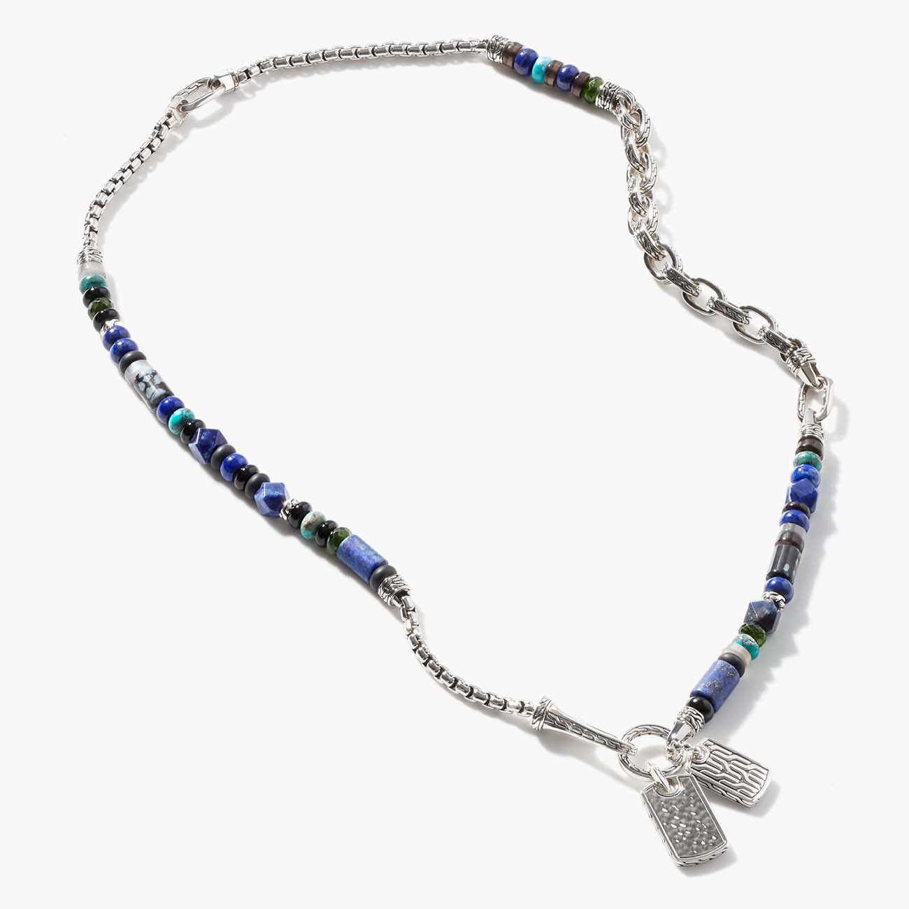 Buy Black Beads Leaf Pattern Oxidised Silver Choker Necklace Set – The  Jewelbox