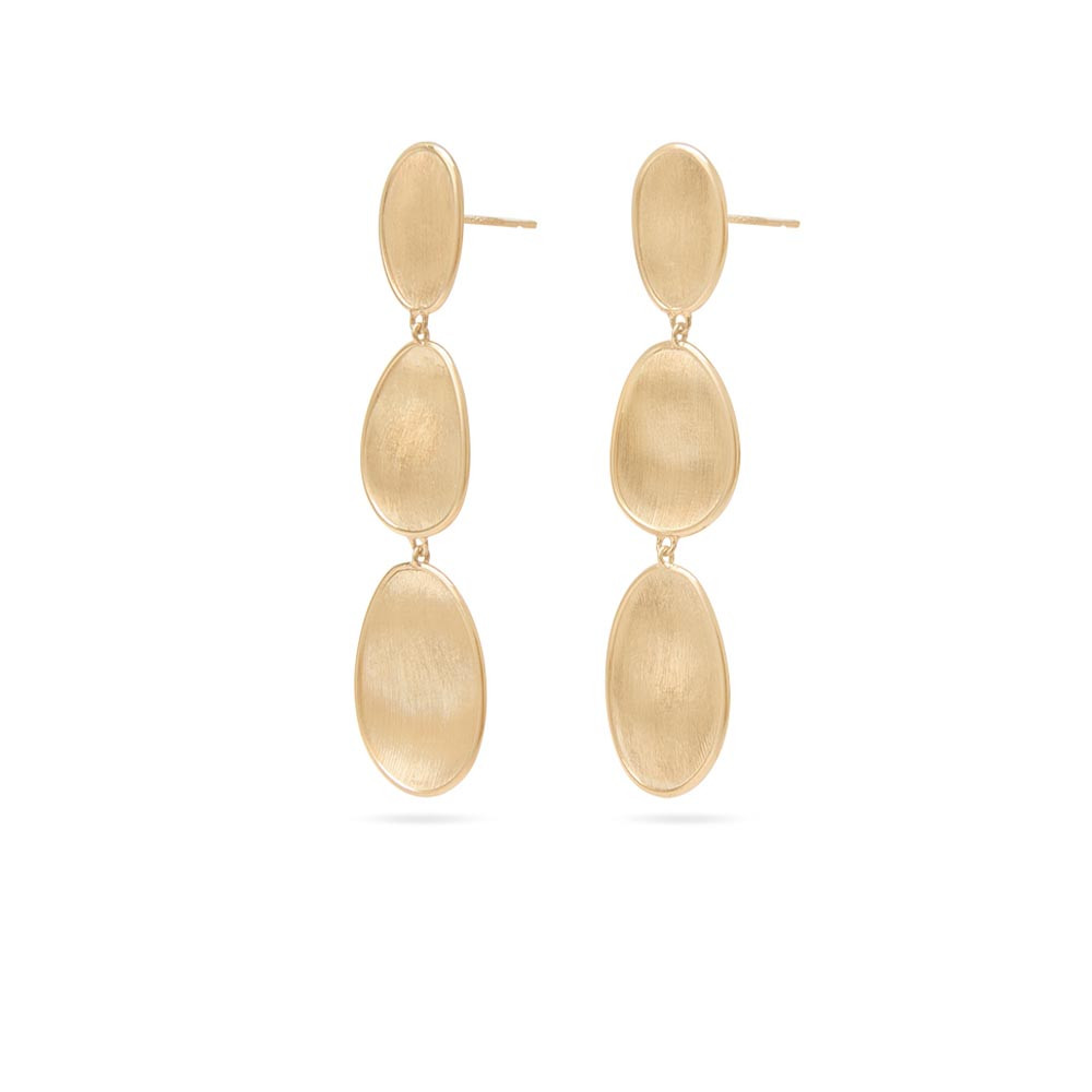 Marco Bicego Lunaria Gold Earrings Lifestyle Side